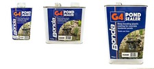 G4 Pond Seal Clear Polyurethane Stone & Concrete Sealant Paint 1kg 2.5kg 5kg
