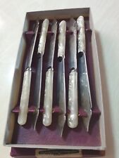 6 x Elkington Sheffield England Boston Stainless Steel Fish Knives
