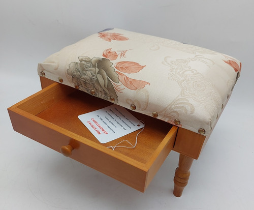 Foot stool storage sewing - stool,