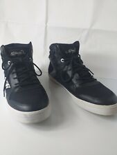 Ed hardy boot Trainers Colour Black & Wight Uk Size 11 Used In Great Condition 