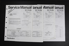 Technics SL-PJ28 Supplement
