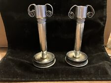 Taper Candle Stick Silver Tone