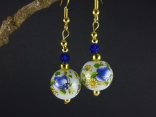 Stunning White, Blue & Gold