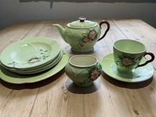 Carltonware Green Wild Rose