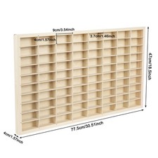 1:64 Wall-Mounted Solid Wood
