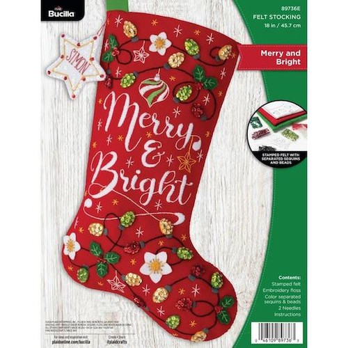 Bucilla felt christmas - 18",