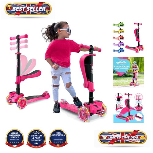 Wheel tri scooter with seat - with,