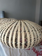 Dunelm Bamboo Lampshade Light