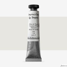 Sennelier : Egg Tempera Paint : 21ml : Titanium White