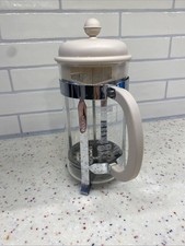 Bodum Cafetiere 8-Cup French Press Coffee Maker 1.0L/34oz, Ivory Preowned. A1