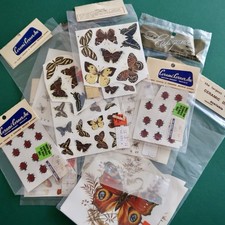 Vtg Ceramic Decals Mixed Media