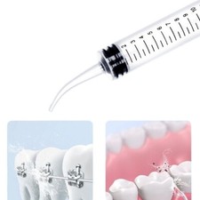 3x Curved Tip Syringe Dental