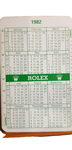 Vintage rolex calendar - vintage,