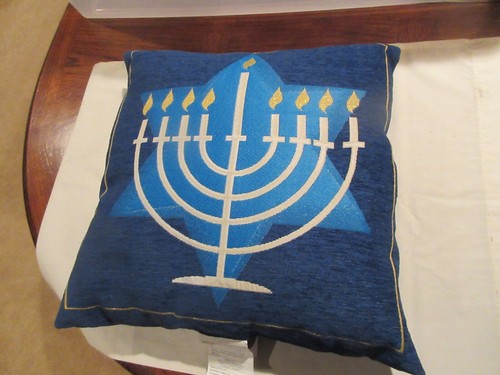 Happy chanukah designer - happy, pillow