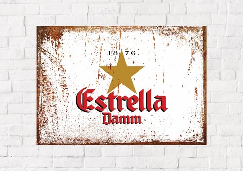 Estrella damm metal beer - estrella,