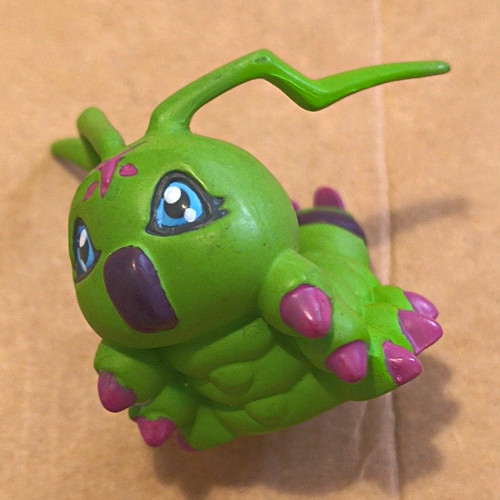 Digimon caterpillar figurine - caterpillar,