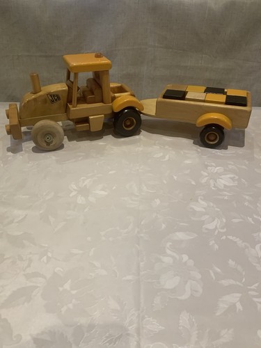 Hand made large wooden jcb - large,