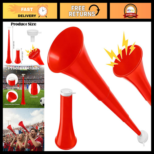 Collapsible vuvuzela horn - collapsible,