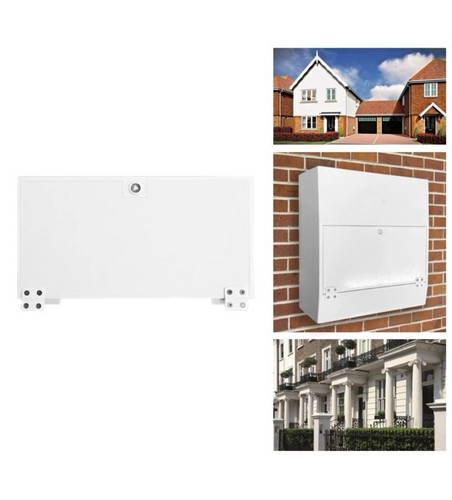 Gas white meter box - gas,