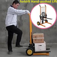 Hydraulic Manual Forklift Stacker Lightweight Household Loading &Unloading Truck