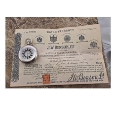 Silver J W Benson of London 15