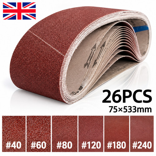 26pcs 533mm 75mm sanding - 26pcs, x