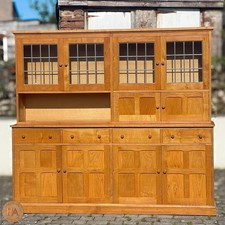 K. A. Wilkinson Arts & Crafts Yorkshire School English Oak Dresser 1989.