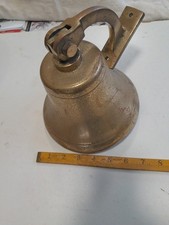 Bronze ships bell used - 7",
