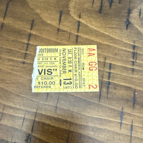 Elvis presley concert - presley, ticket