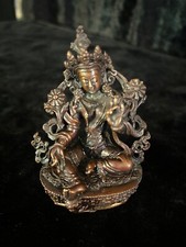 GREEN TARA  STATUE COPPER 9cm