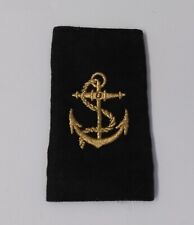 Genuine British Royal Navy Issue "LEADING RATE" RN black Rank Slide Epaulette