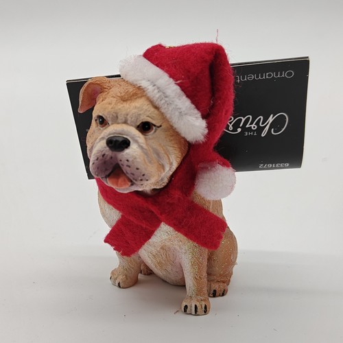 English bulldog dog christmas - bulldog,