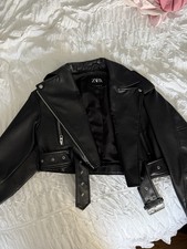 ZARA Women's Black Biker