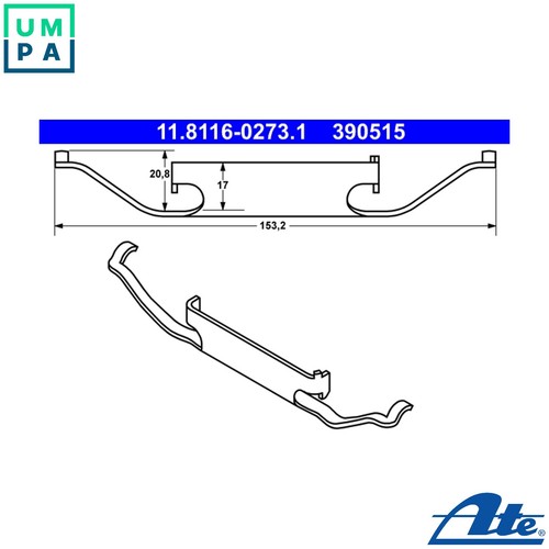 Spring brake caliper - spring,