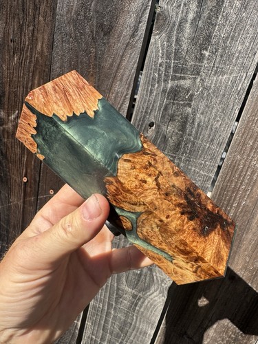 Stabilized maple burl hybrid - maple,