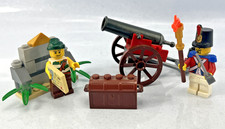 Lego cannon battle 6239-1, from 2009, includes Cannon and both figures!