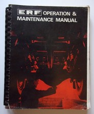 ERF Commercial Vehicles orig 1965 UK Mkt Full Operation & Maintenance Manual