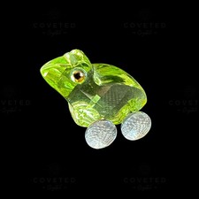 Swarovski Crystal FRED THE FROG 657108 Rare Retired No Box A/F