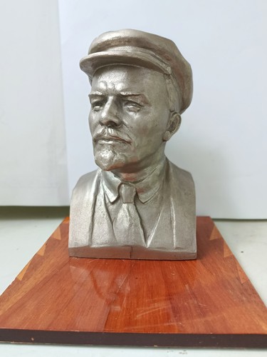 Soviet lenin bust metal - soviet,
