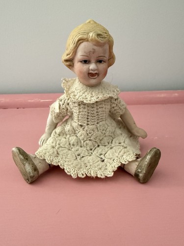 Antique vintage bisque doll - vintage,