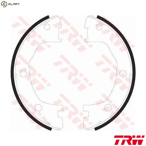 Brake shoe set parking - shoe,