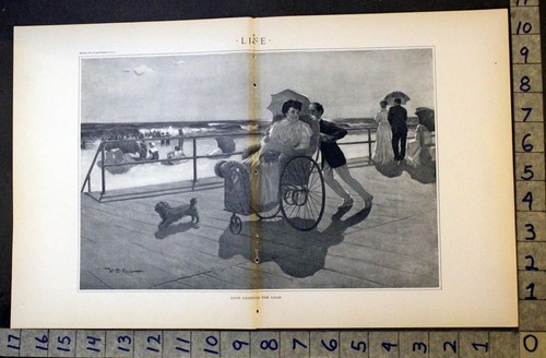 1906 romance love - romance, wheelchair
