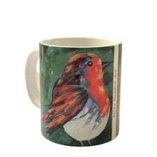 Robin Coffee Mug Scottish