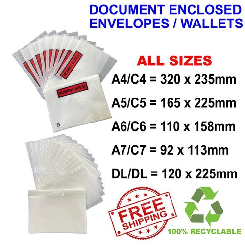 Document enclosed envelopes - document,