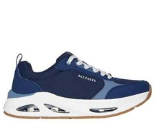 Navy Skechers Shoes Men's lace