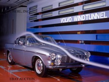 Volvo P 1800 in wind tunnel -