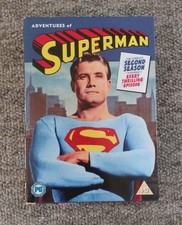 Adventures of Superman DVD Complete Second 2 TV Season George Reeves R2 5-Discs