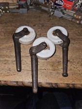 3 VINTAGE ANTIQUE WHITE