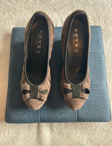 Keys made italy brown - keys, suede