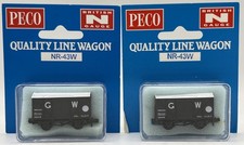 2x PECO Wagons - NR-43W Great